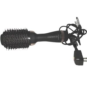 FoxyBae One Step Hair Dryer Brush Volumizer Hot Air Brush Black Rose Gold‎